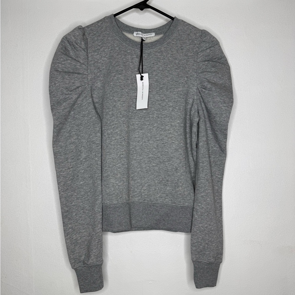 Rebecca Minkoff Gray Crew Neck Sweater